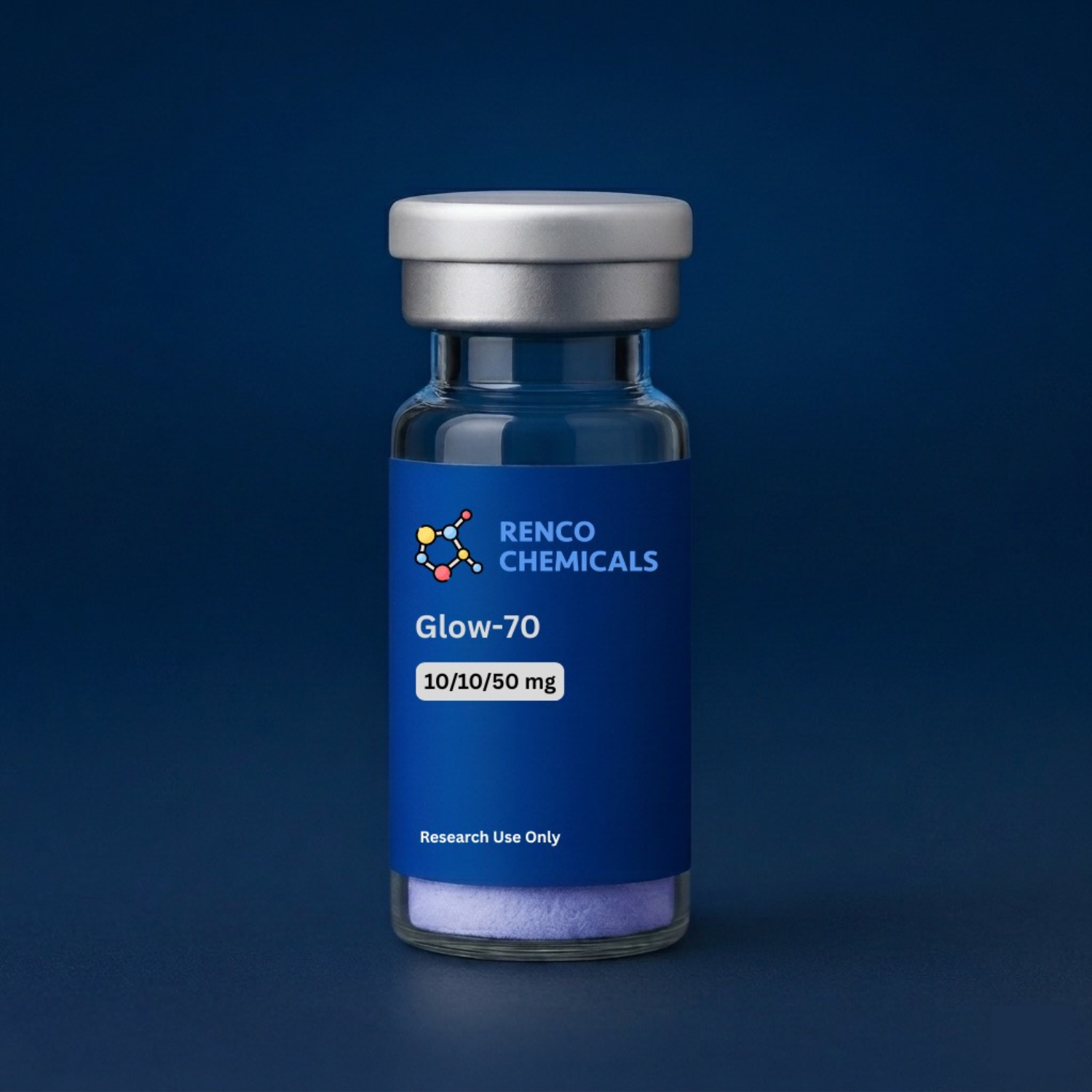 GLOW-70 | GHK-CU (50mg) / BPC-157 (10mg) / TB500 (10mg)